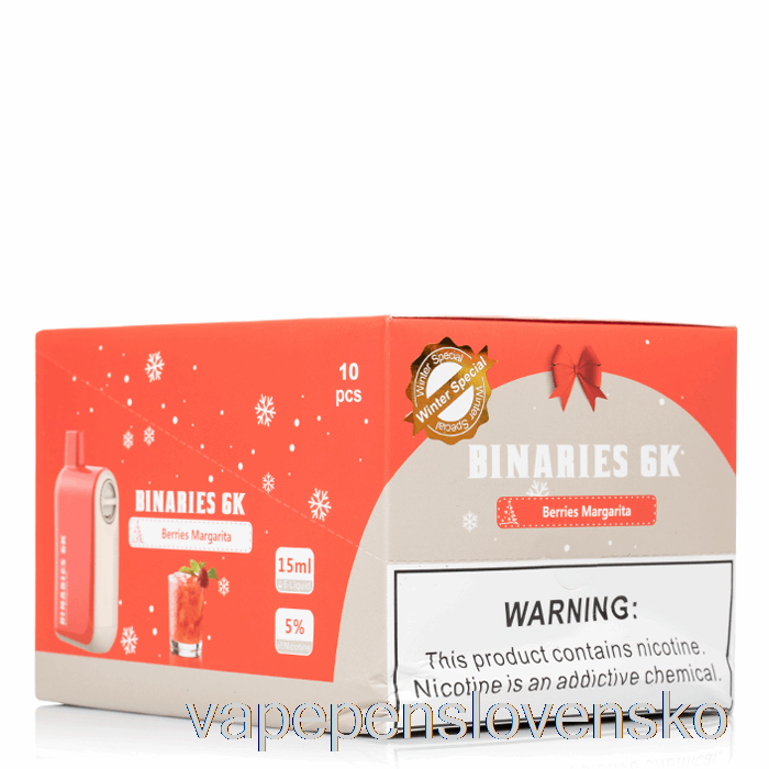 [10-pack] Horizon Binaries 6k 6000 Jednorazová Vape Cigareta